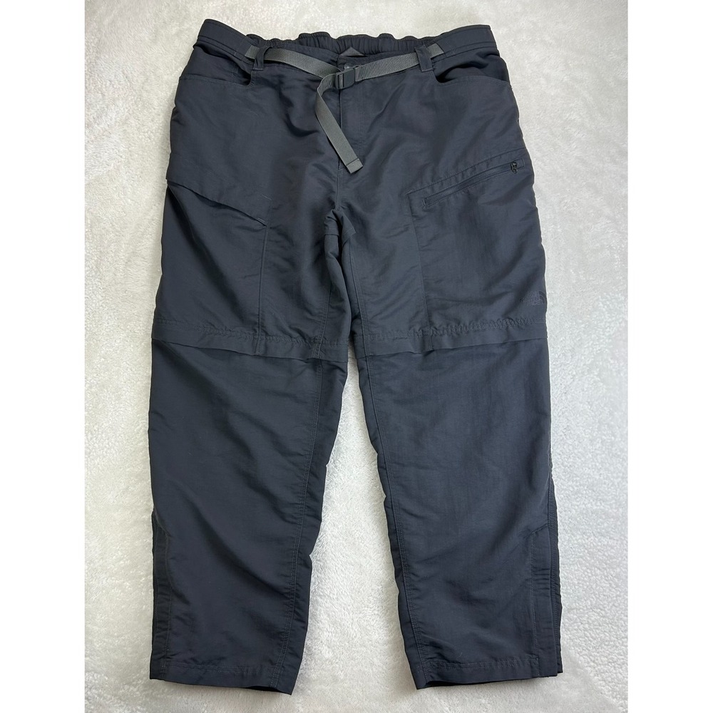 The North Face Paramount Convertible Pants Mens 2XL Short Navy Hiking Outdoor